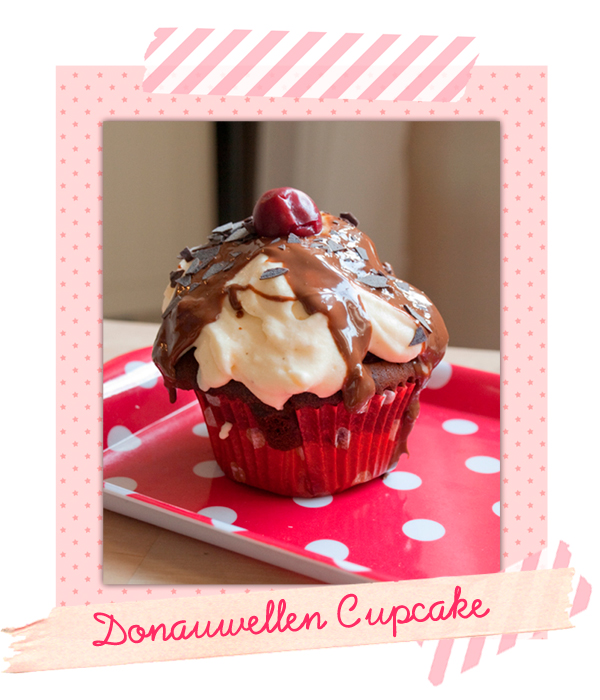 Rezept für Donauwelle-Cupcakes!
