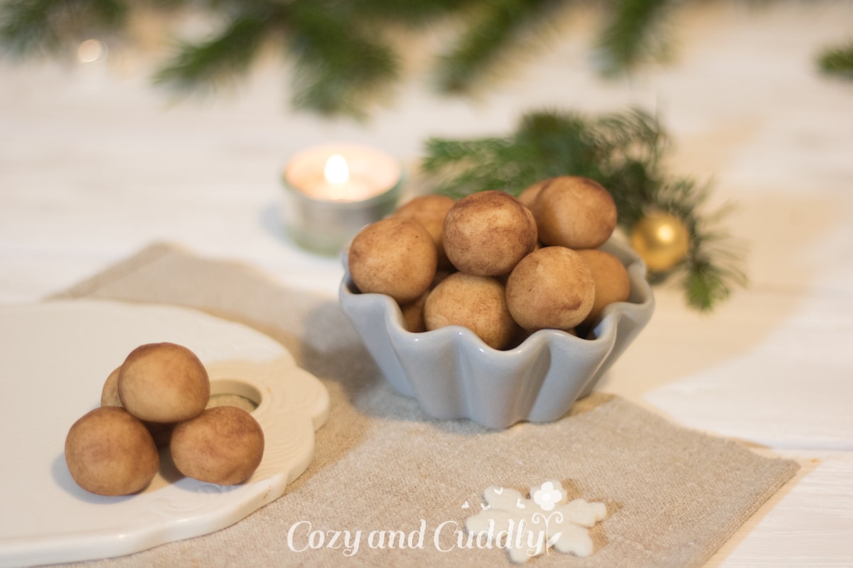 Advent: Rezept für hausgemachte Marzipankartoffeln mit Printable - cozy and cuddly Adventskalender
