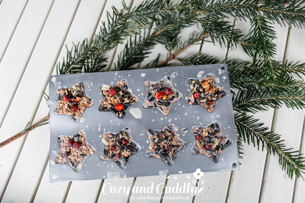 Advent: Vogelfutter-Muffins für die Vögel im Winter - cozy and cuddly Adventskalender